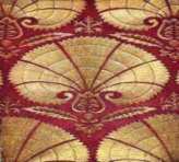 gold silk embroidery on red gold silk embroidery on red